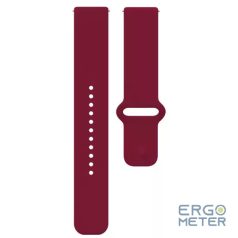 POLAR WRIST BAND 20MM SIL RED S-L